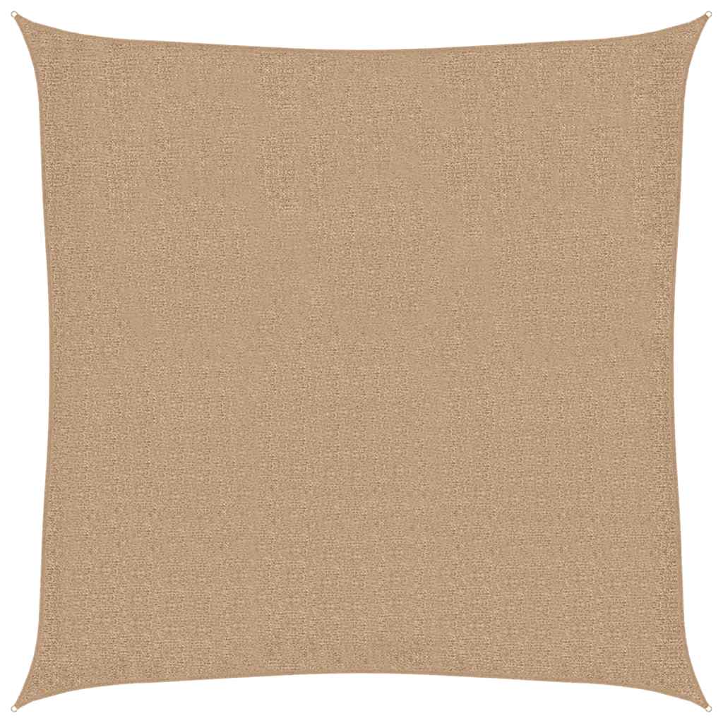 Vidaxl zonnezeil 160 g m² 7x7 m hdpe taupe