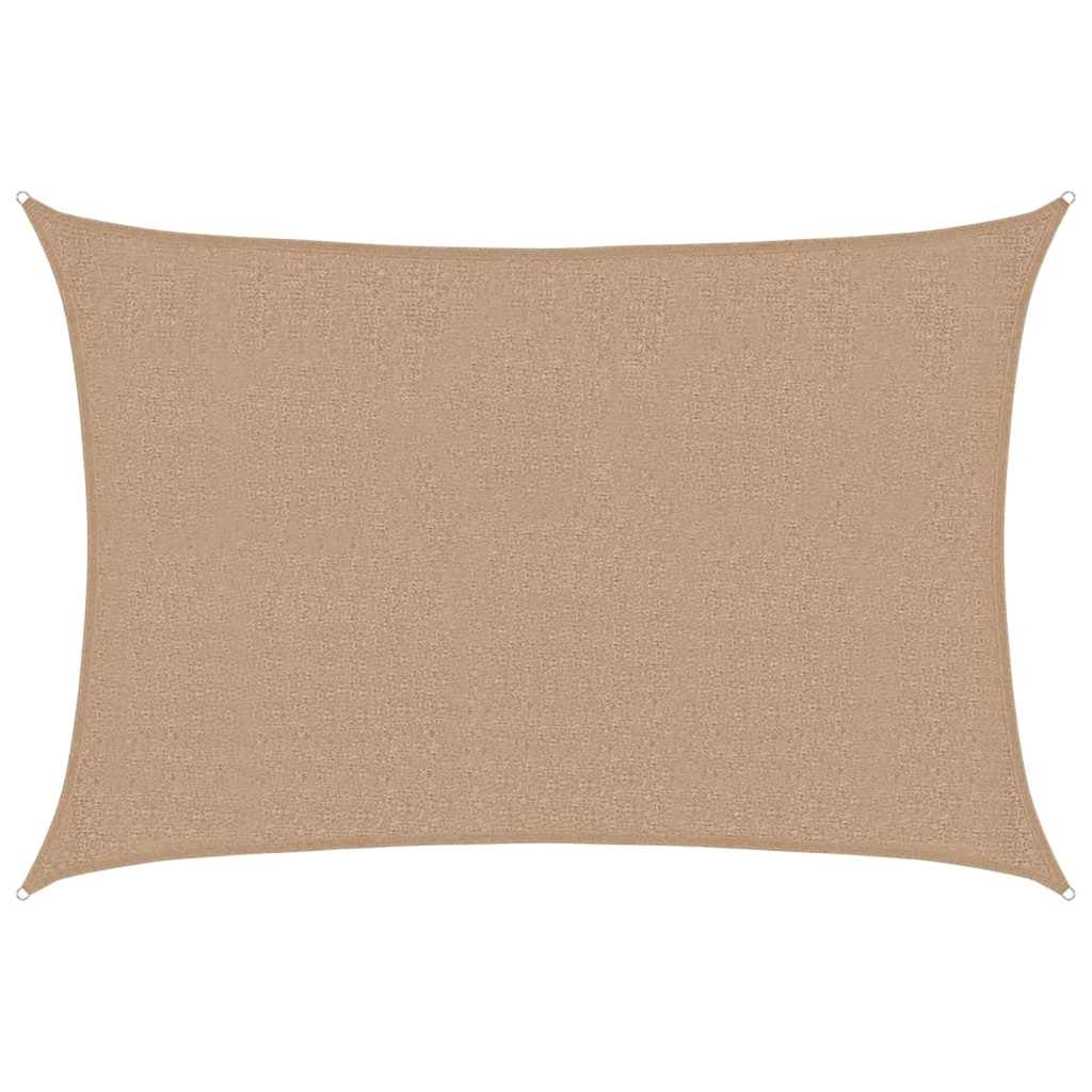 Vidaxl zonnezeil 160 g m² 2,5x3,5 m hdpe taupe