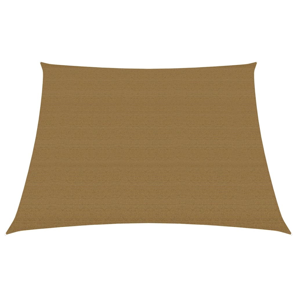 VidaXL Zonnezeil 160 g m² 4,5x4 m HDPE taupe
