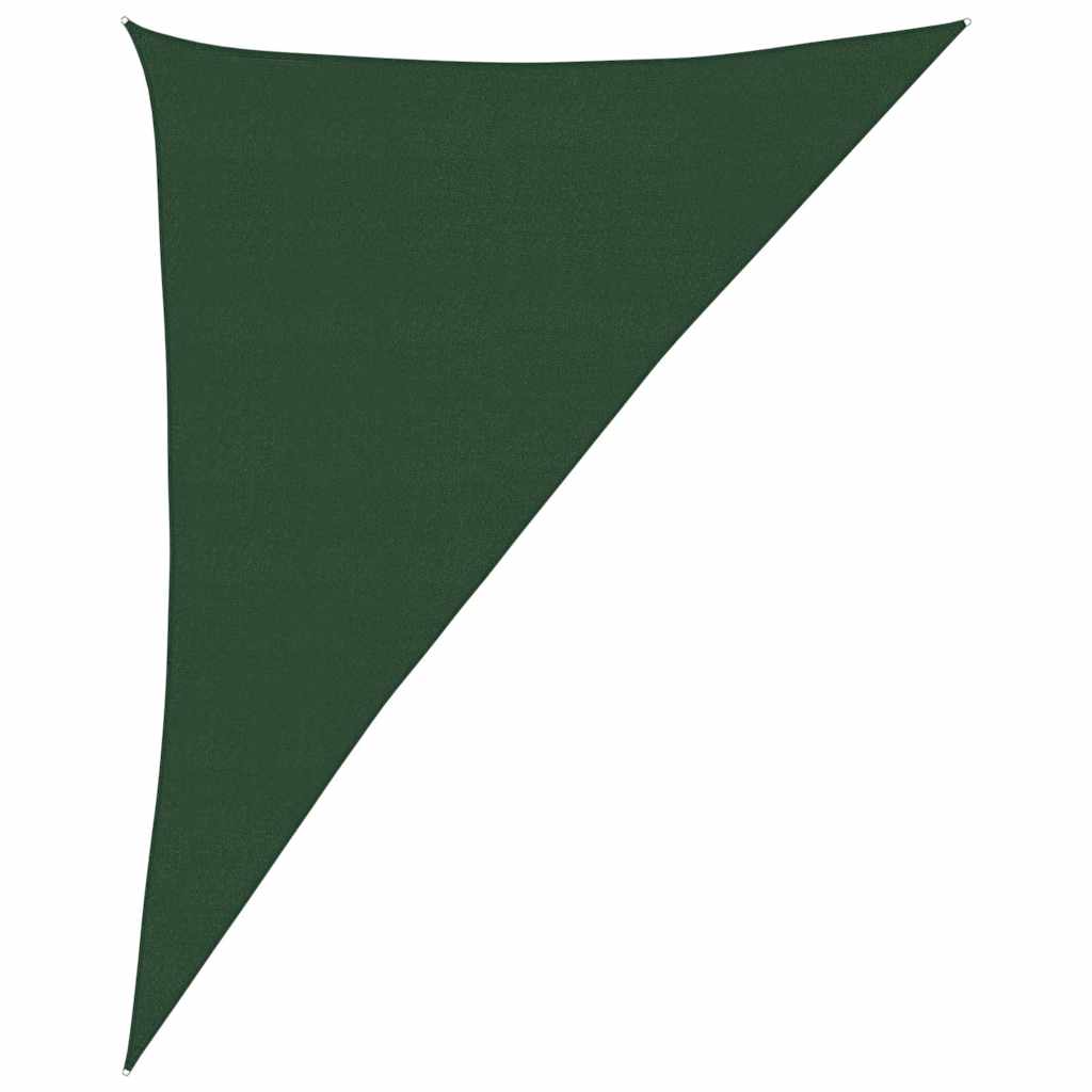 Vidaxl zonnezeil 160 g m² 4x5x6,8m hdpe donkergroen