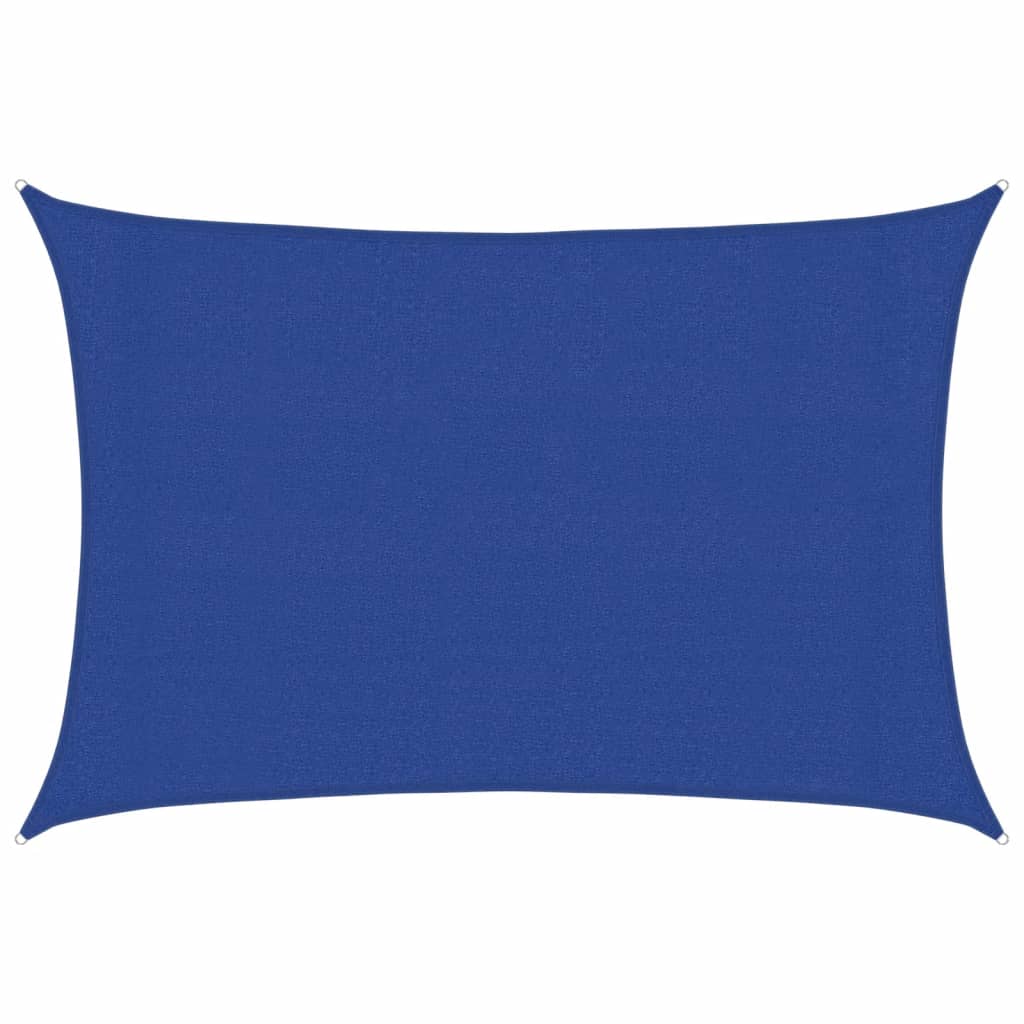 Vidaxl zonnezeil 160 g m² rechthoekig 3x4 m hdpe blauw