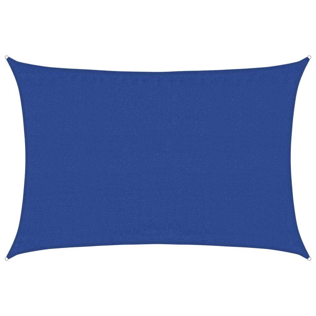 Vidaxl zonnezeil 160 g m² rechthoekig 3,5x5 m hdpe blauw