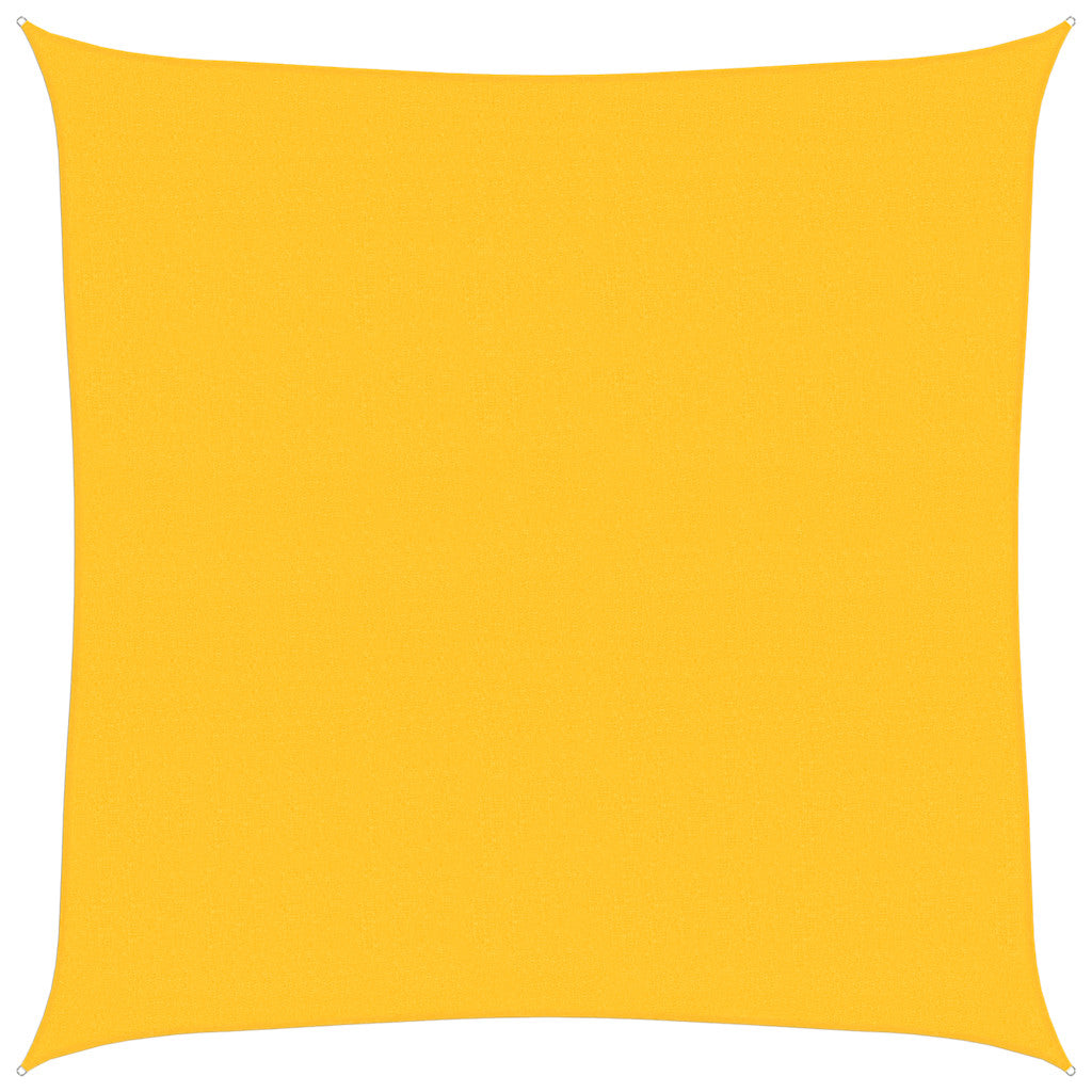 Vidaxl zonnezeil 160 g m² vierkant 4,5x4,5 m hdpe geel