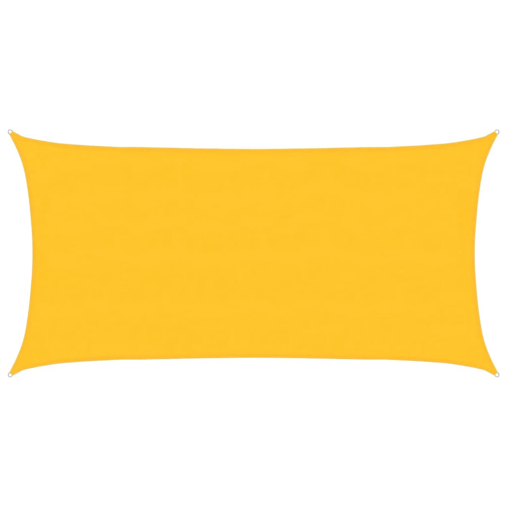 Vidaxl zonnezeil 160 g m² rechthoekig 4x7 m hdpe geel