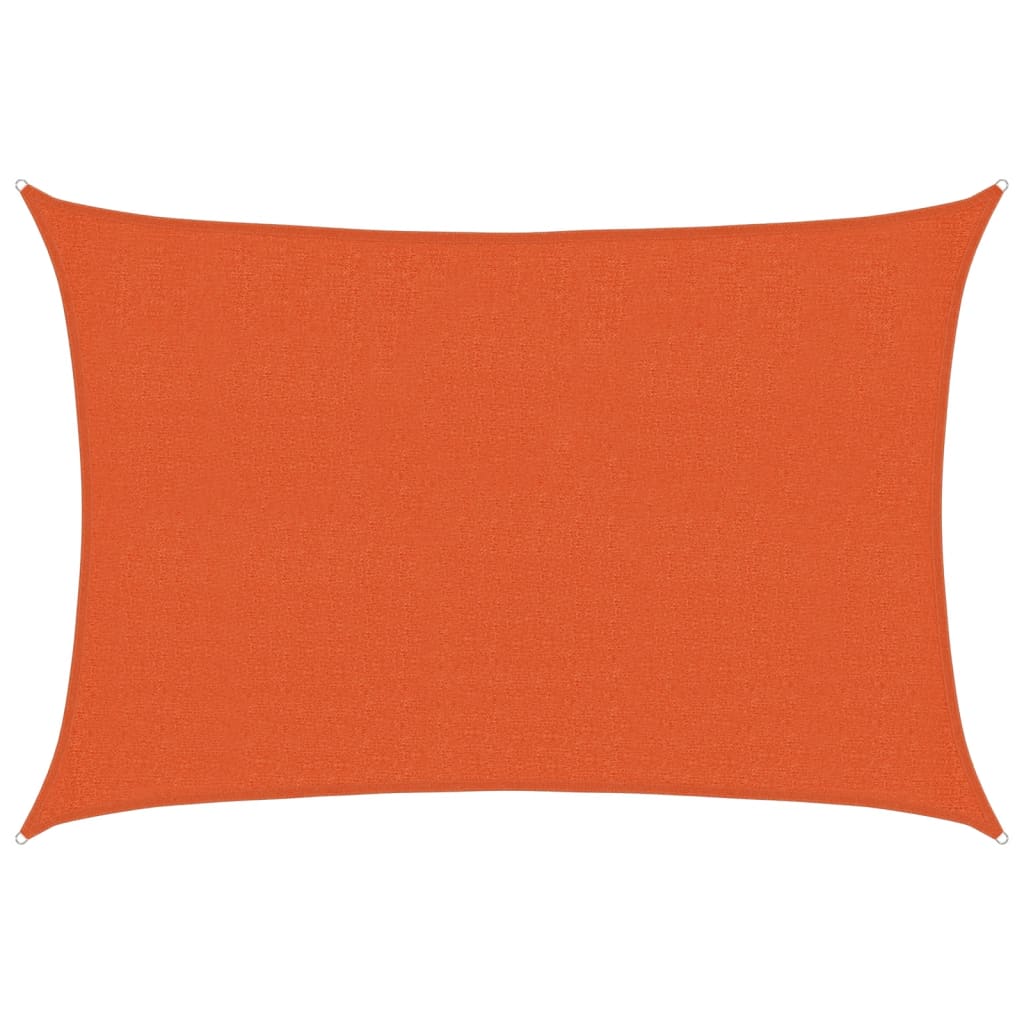 Vidaxl zonnezeil 160 g m² 2,5x4 m hdpe oranje