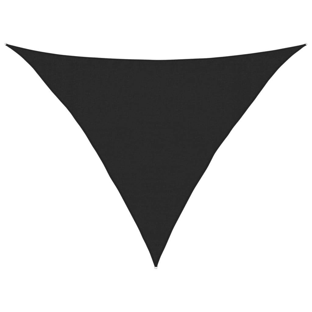 Vidaxl zonnezeil 160 g m² 3,5x3,5x4,9m hdpe zwart
