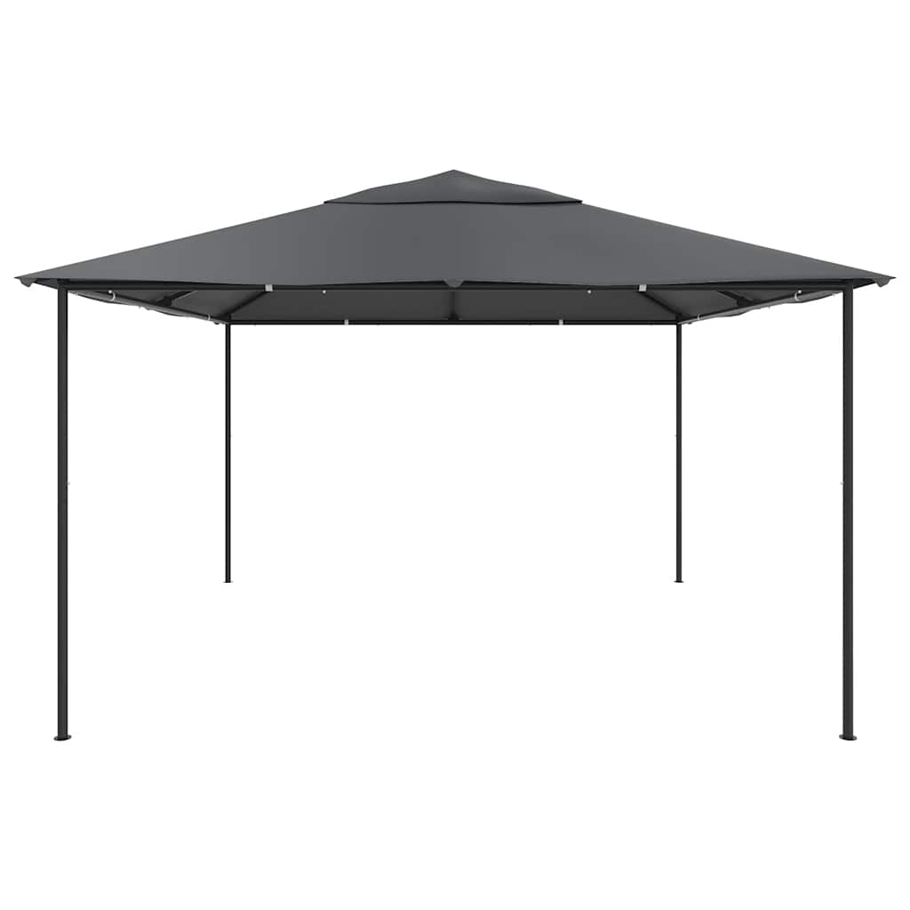 Vidaxl prieel 180 g m² 4x4x3 m antracietkleurig