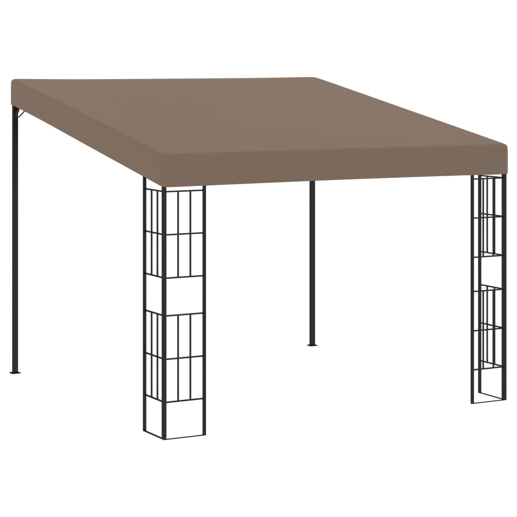 VidaXL Wandprieel 3x3m stof taupe
