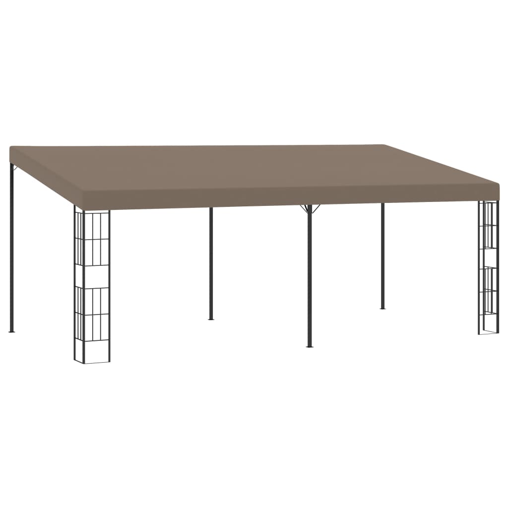 VidaXL Wandprieel 6x3m stof taupe