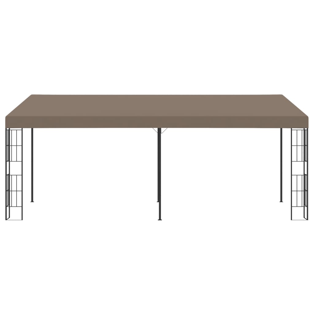 VidaXL Wandprieel 6x3m stof taupe