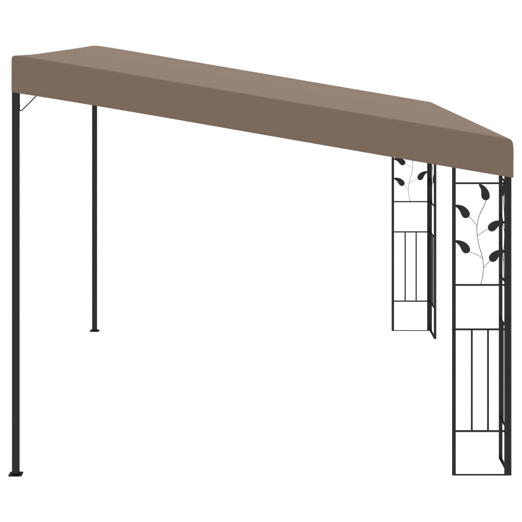 VidaXL Wandprieel 4x3x2,5m taupe