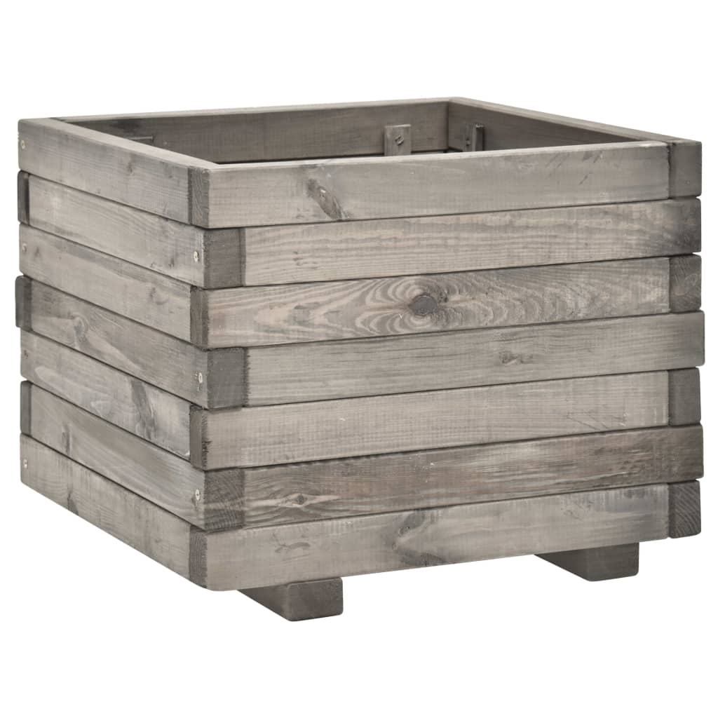 VidaXL Plantenbak 50x50x40 cm massief groenhout