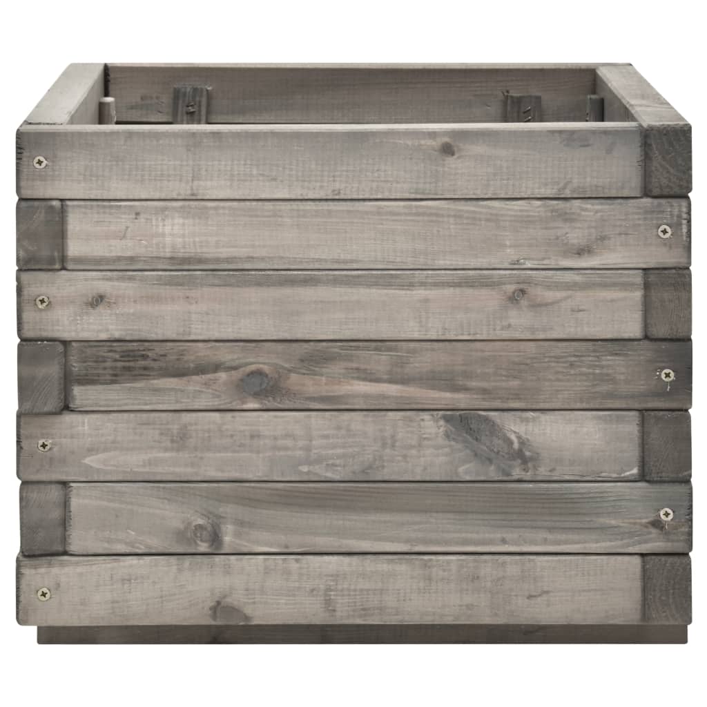 VidaXL Plantenbak 50x50x40 cm massief groenhout