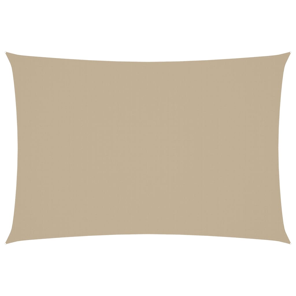 Vidaxl zonnescherm rechthoekig 3x5m oxford stof beige