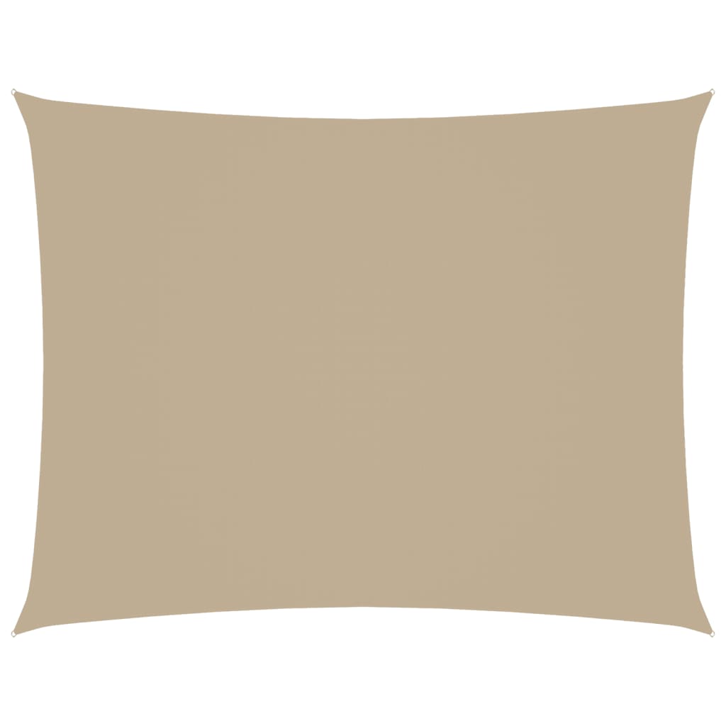 Vidaxl zonnescherm rechthoekig 3,5x4,5m oxford stof beige
