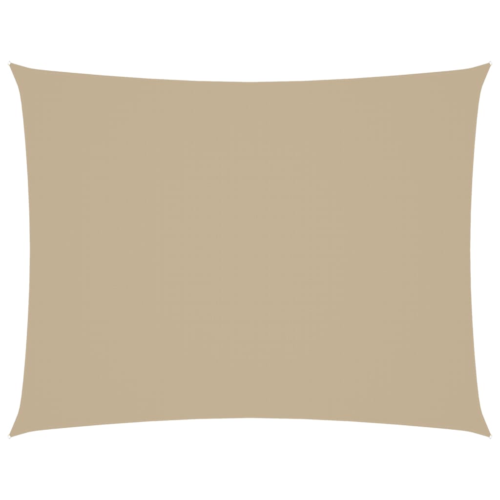 Vidaxl zonnescherm rechthoekig 3,5x5m oxford stof beige