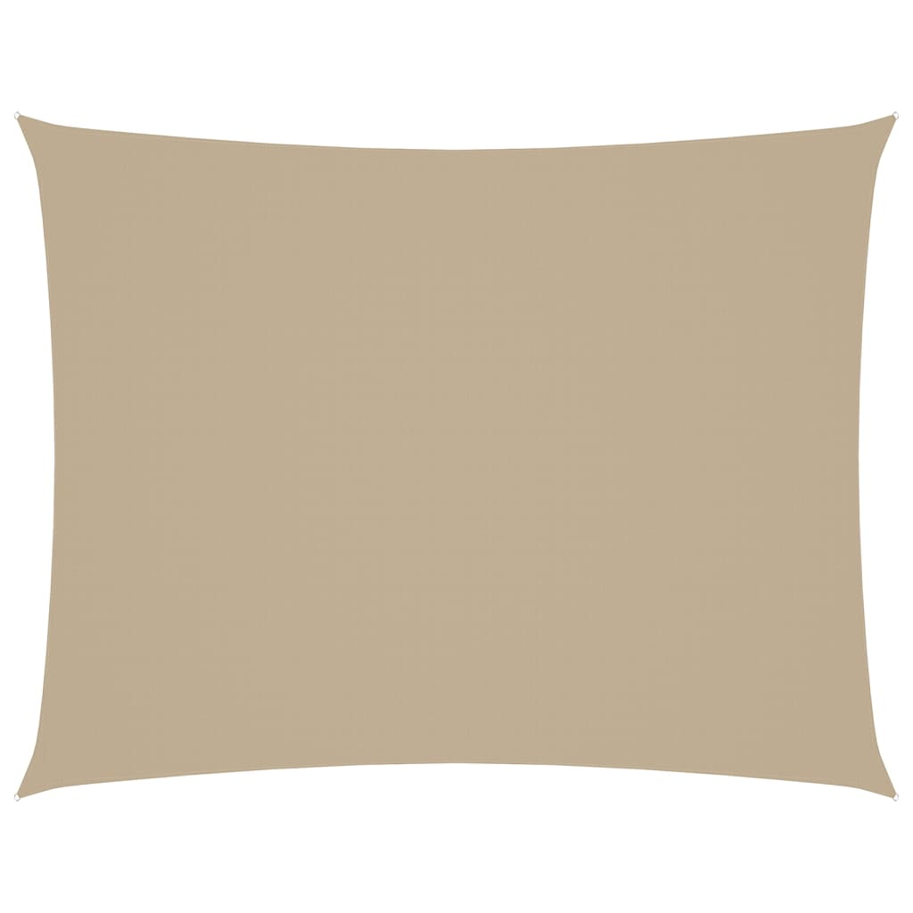 Vidaxl zonnescherm rechthoekig 4x5m oxford stof beige