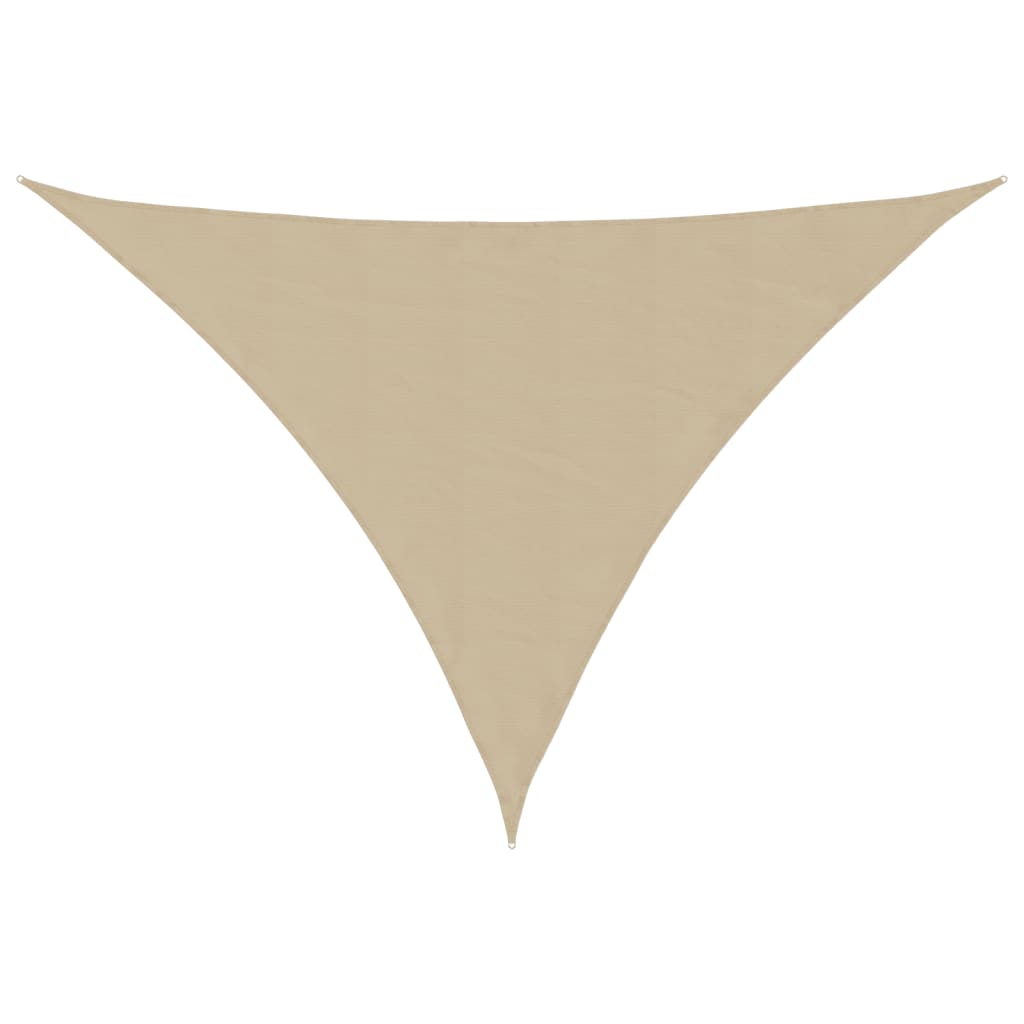Vidaxl zonnescherm driehoekig 5x5x6m oxford stof beige