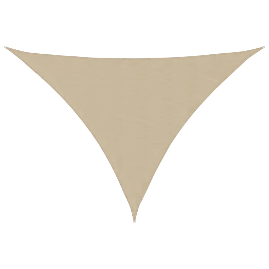 Vidaxl zonnescherm driehoekig 4x5x6,4m oxford stof beige