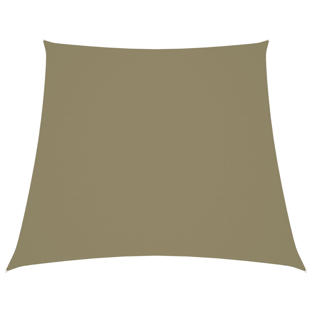 Vidaxl zonnescherm trapezium 3 4x3m oxford stof beige