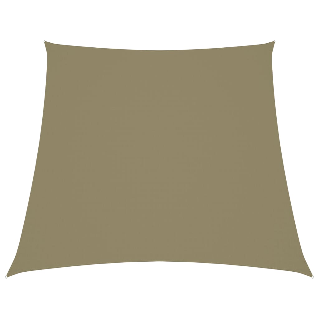 Vidaxl zonnescherm trapezium 4 5x4m oxford stof beige
