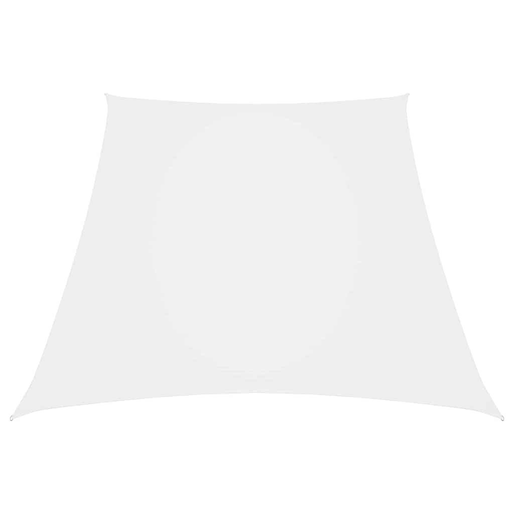 Vidaxl zonnezeil trapezium 3 5x4m oxford stof wit