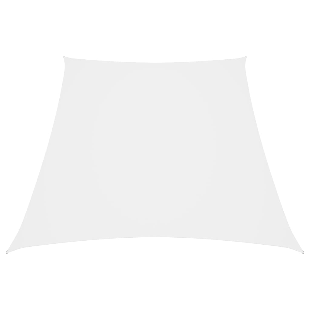 Vidaxl zonnescherm trapezium 4 5x4m oxford stof wit