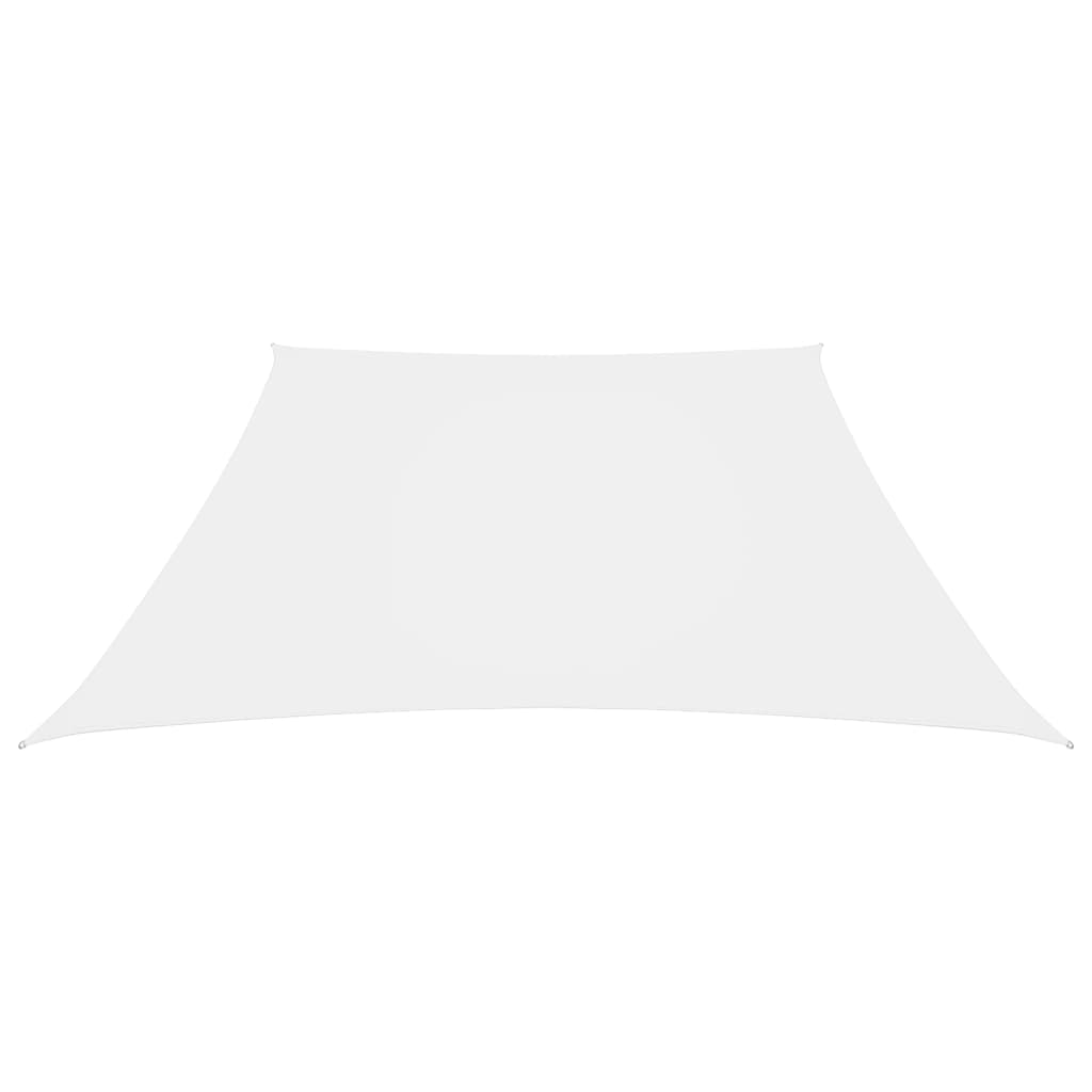 Vidaxl zonnescherm trapezium 4 5x4m oxford stof wit