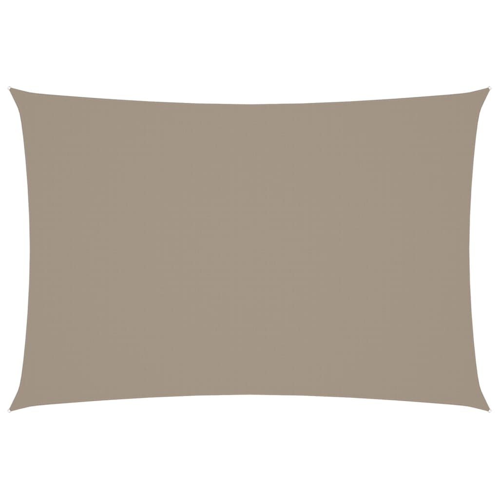Vidaxl zonnescherm rechthoekig 2,5x4,5 m oxford stof taupe