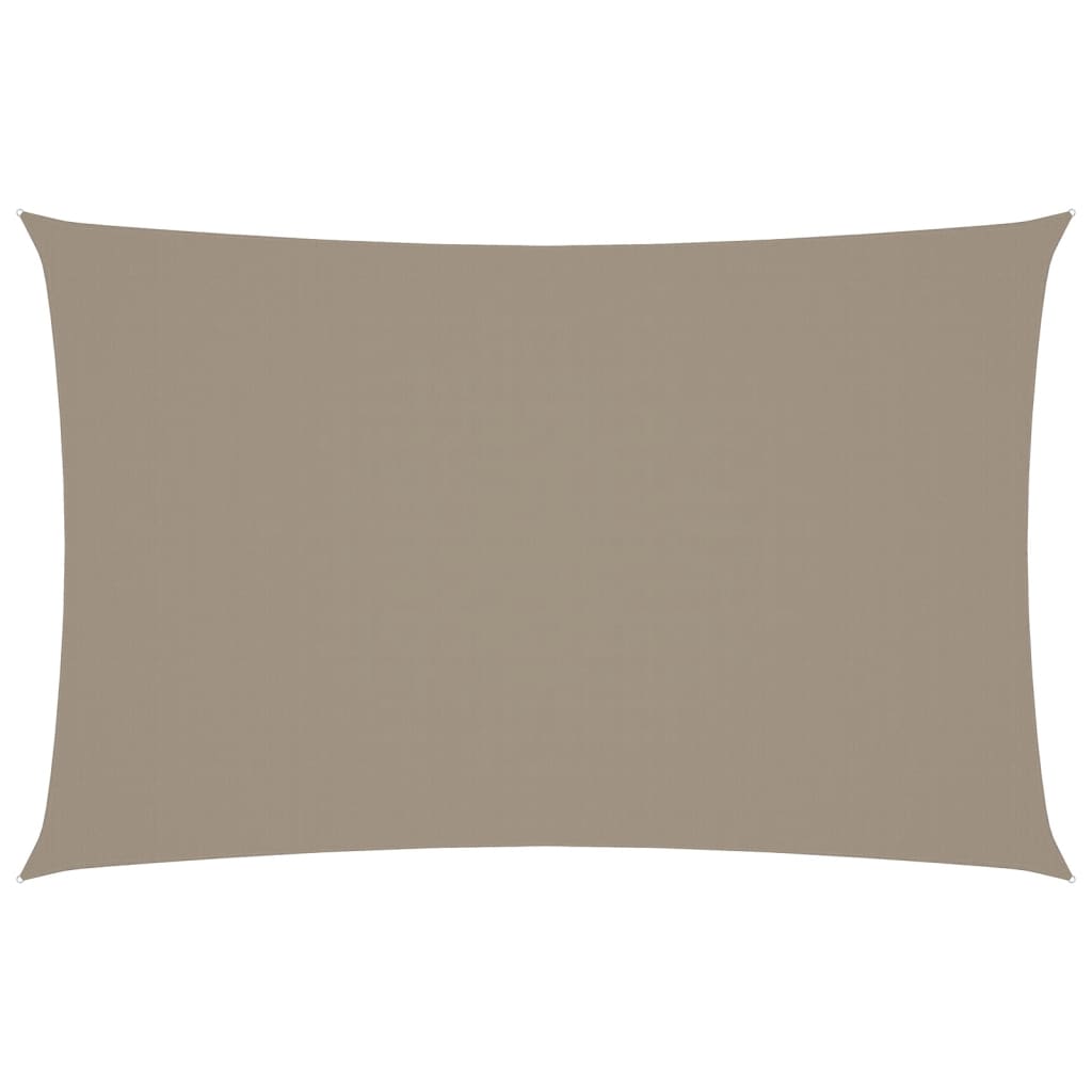Vidaxl zonnescherm rechthoekig 2,5x5m oxford stof taupe