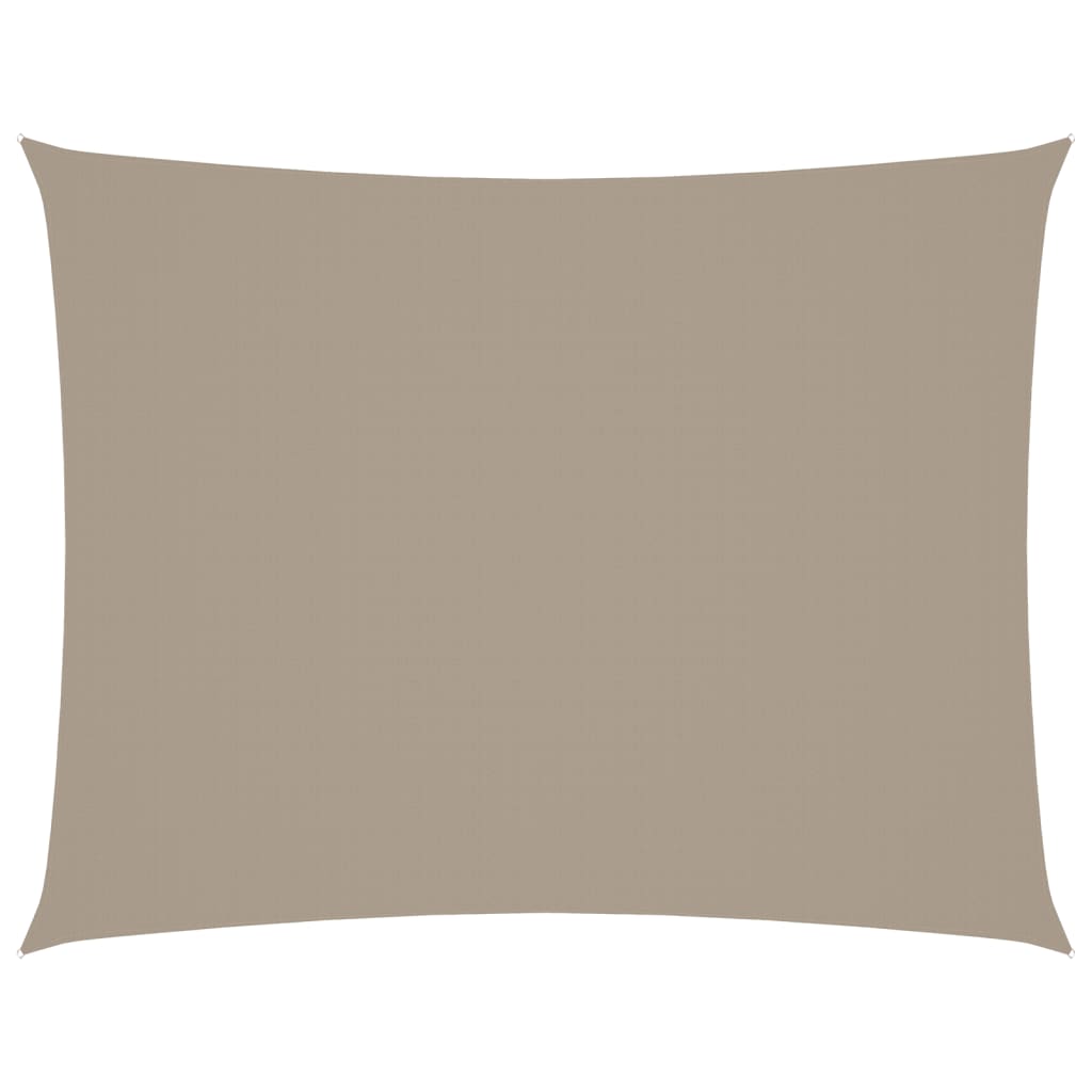 Vidaxl zonnescherm rechthoekig 3x4,5m oxford stof taupe
