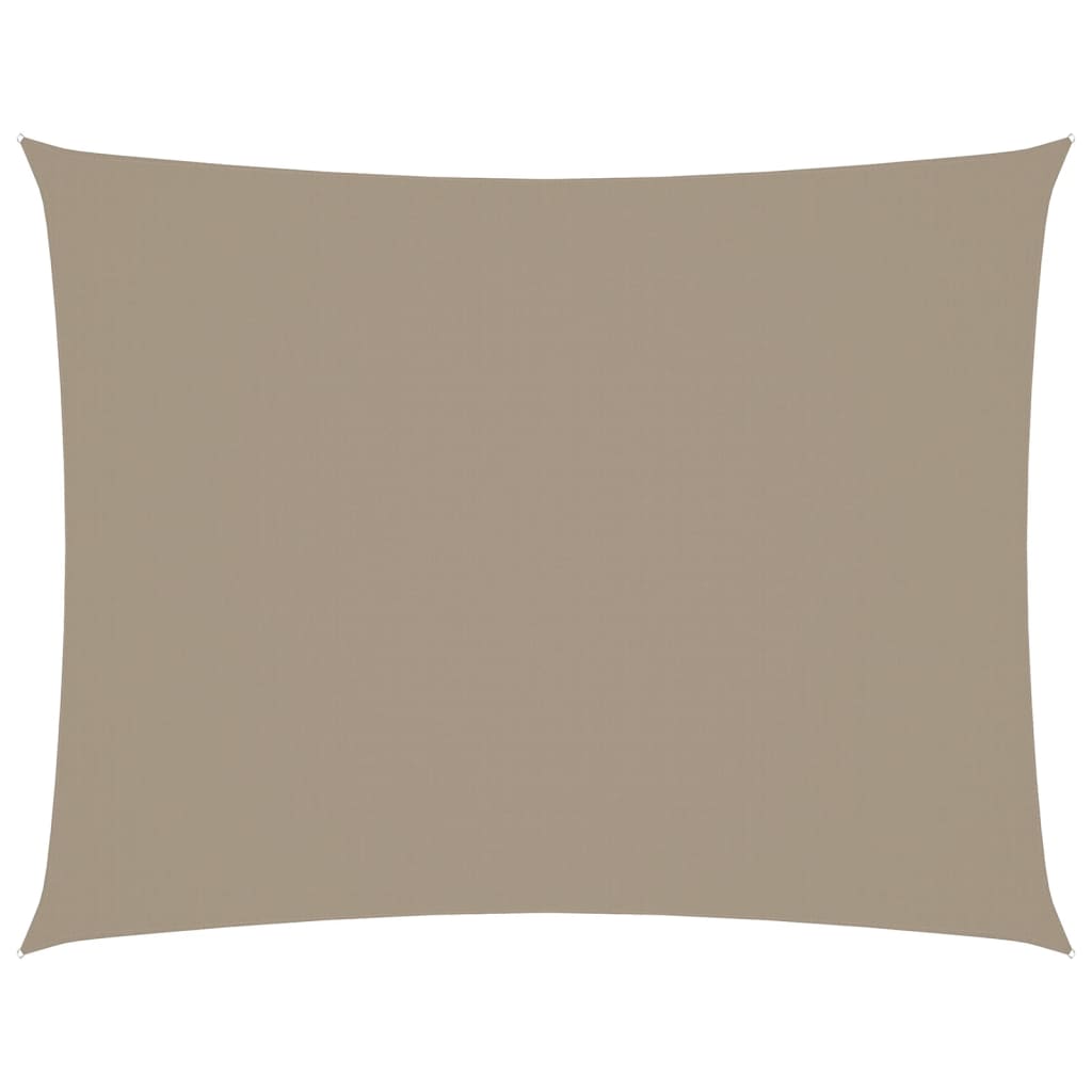 VidaXL Zonnescherm rechthoekig 3,5x5m oxford stof taupe