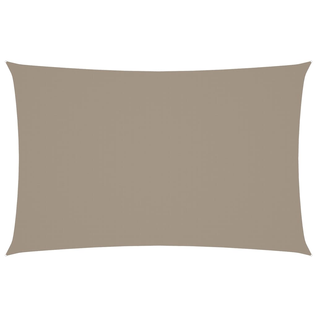 Vidaxl zonnescherm rechthoekig 5x8 m oxford stof taupe