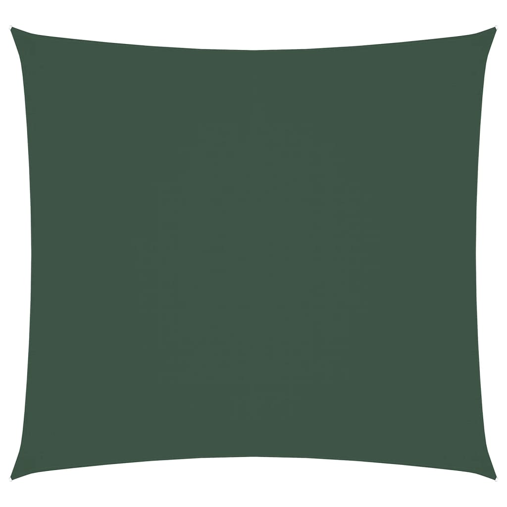 Vidaxl zonnescherm vierkant 2,5x2,5m oxford stof donkergroen
