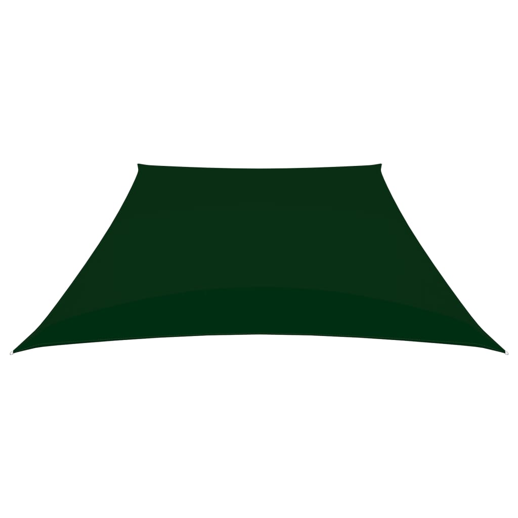 Vidaxl zonnezeil trapezium 3 5x4m oxford stof donkergroen