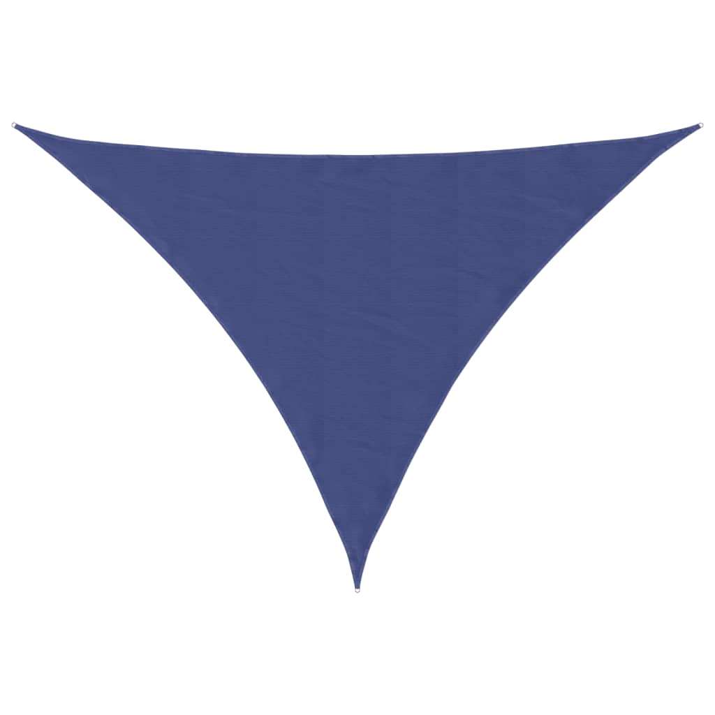 Vidaxl zonnescherm driehoekig 5x7x7 m oxford stof blauw