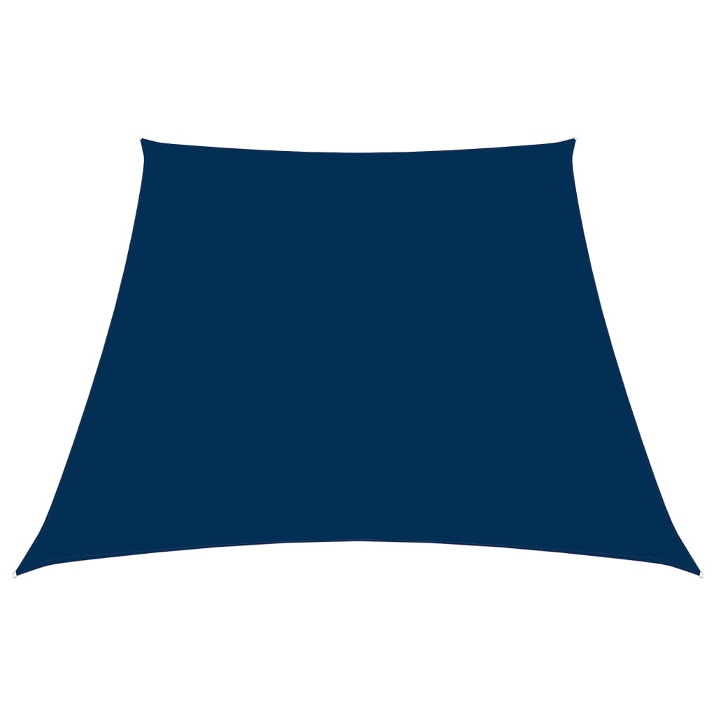 VidaXL Zonnezeil trapezium 3 5x4m oxford stof blauw