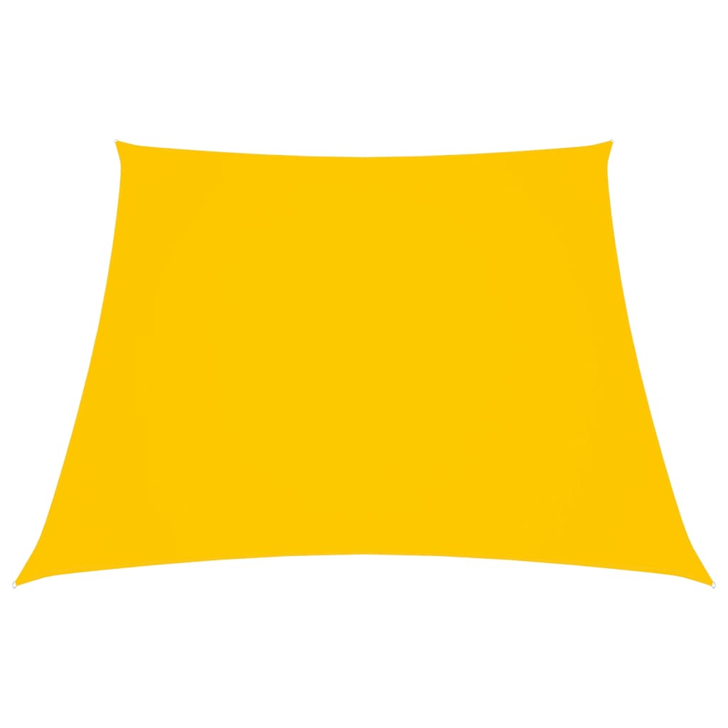 Vidaxl zonnezeil trapezium 2 4x3m oxford stof geel