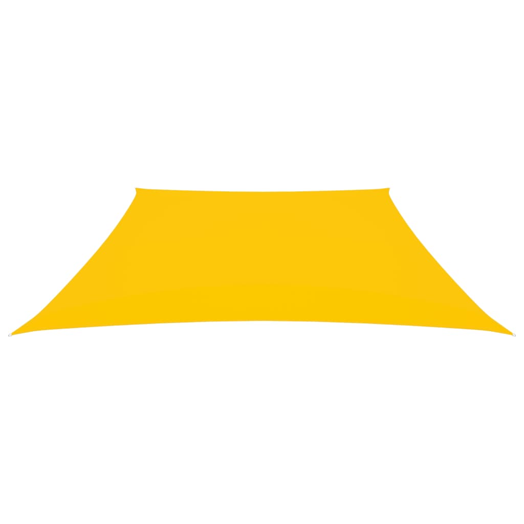 Vidaxl zonnezeil trapezium 2 4x3m oxford stof geel