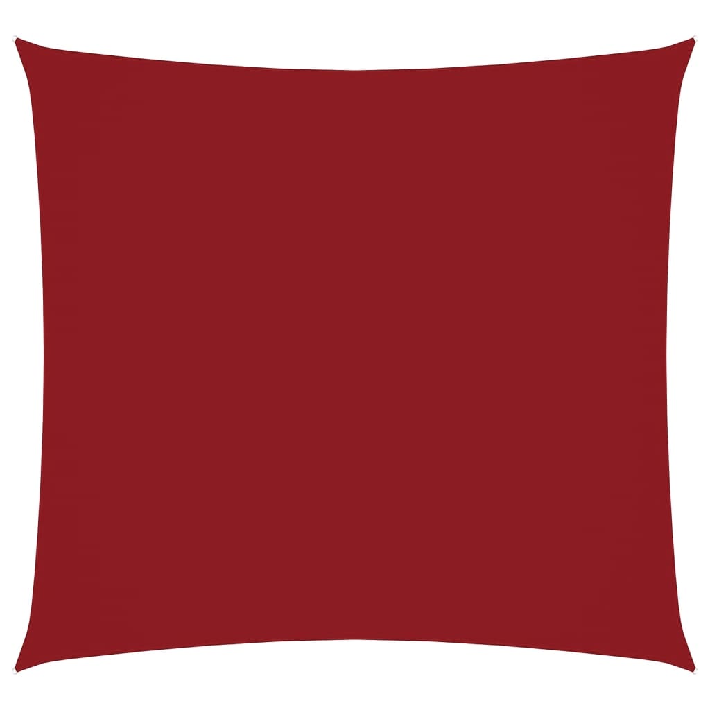 Vidaxl zonnescherm vierkant 7x7 m oxford stof rood