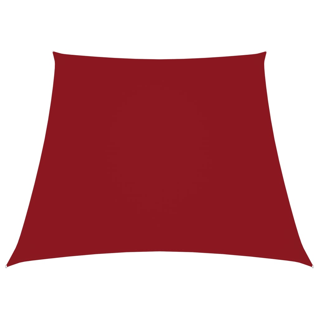 Vidaxl zonnezeil trapezium 2 4x3m oxford stof rood