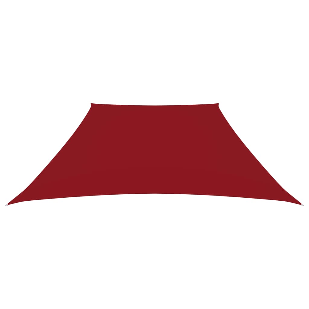 Vidaxl zonnezeil trapezium 2 4x3m oxford stof rood
