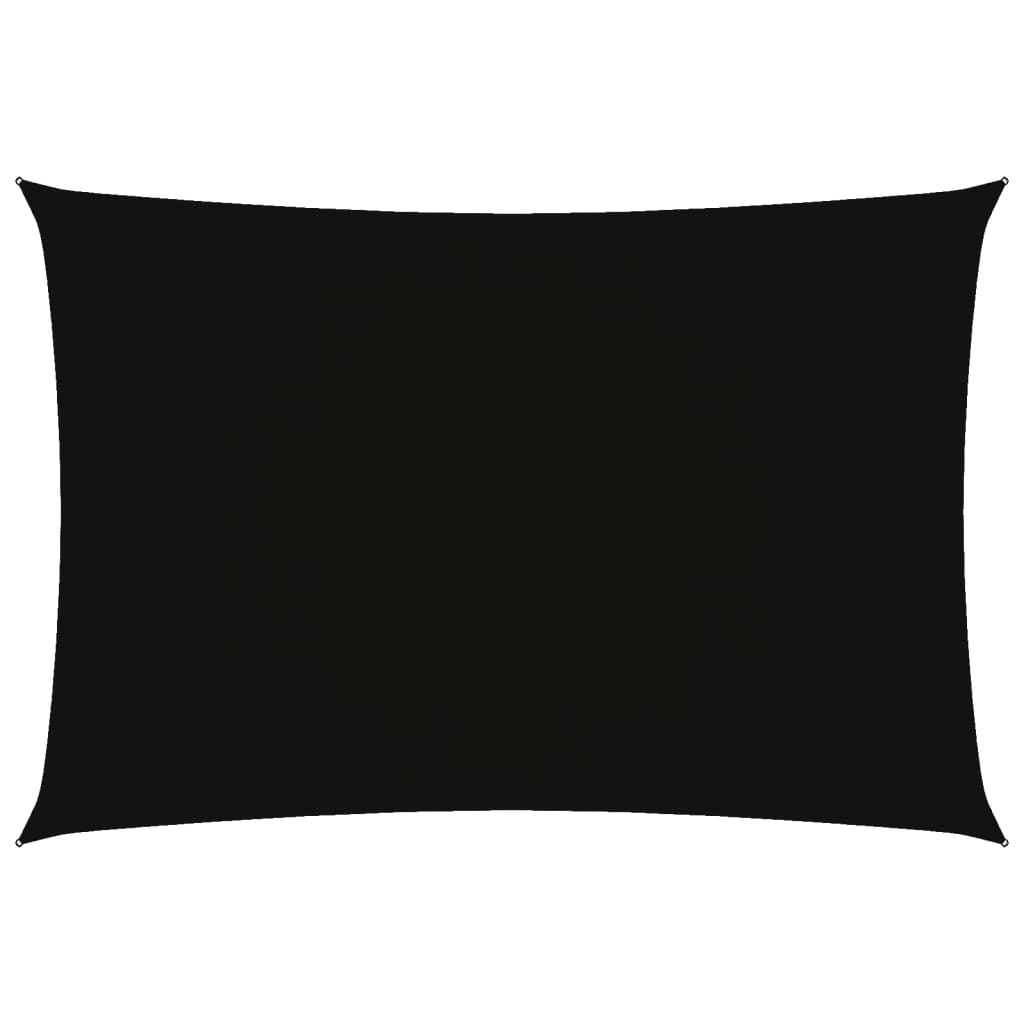 Vidaxl zonnescherm rechthoekig 2,5x4,5m oxford stof zwart