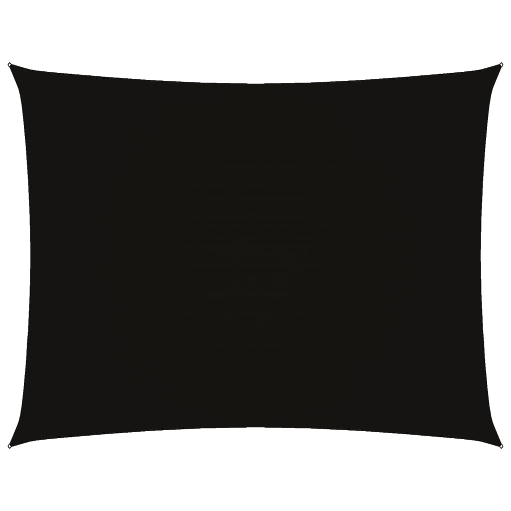 Vidaxl zonnescherm rechthoekig 3x4,5m oxford stof zwart