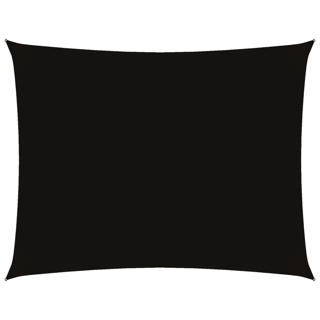 Vidaxl zonnescherm rechthoekig 4x5m oxford stof zwart