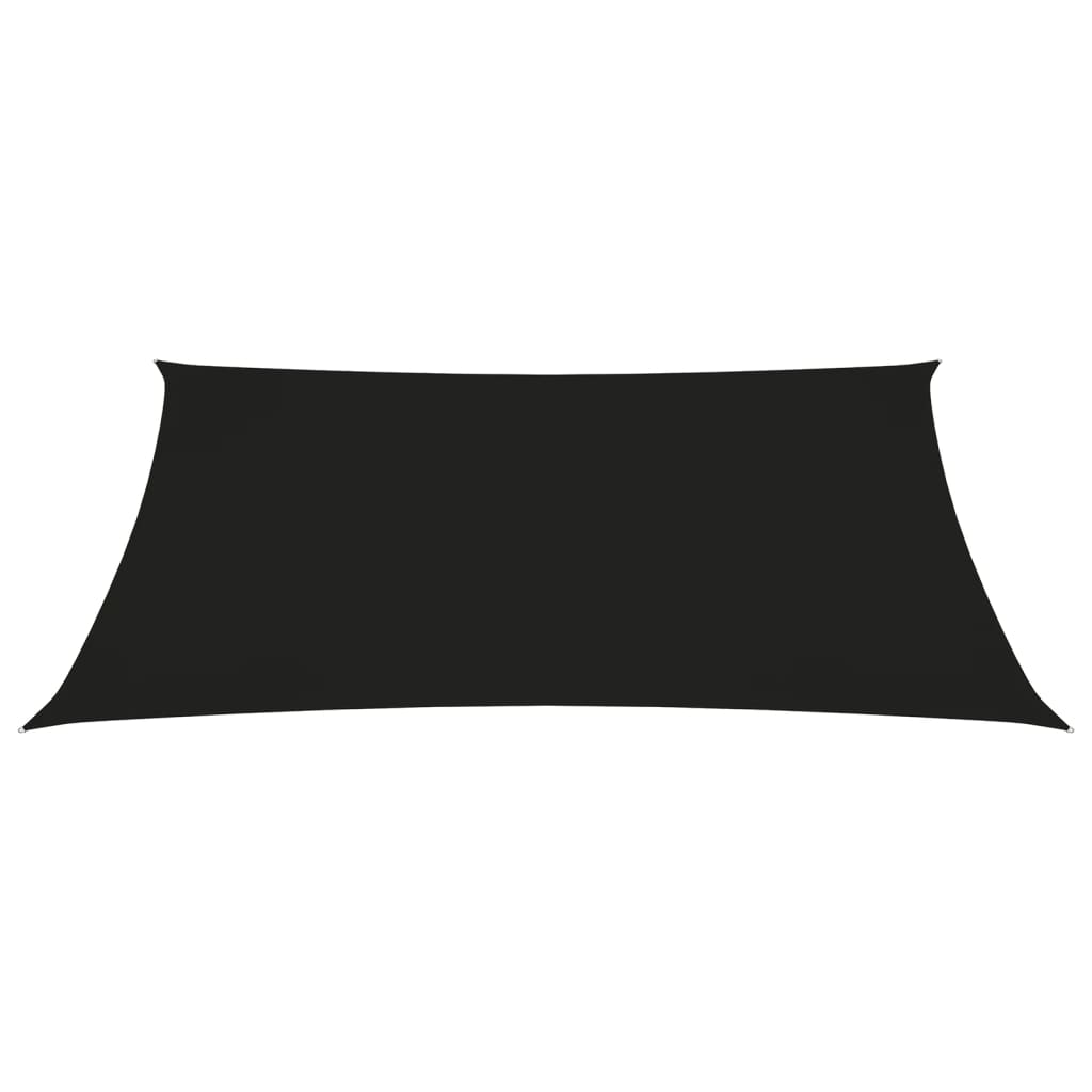 Vidaxl zonnezeil trapezium 3 5x4m oxford stof zwart