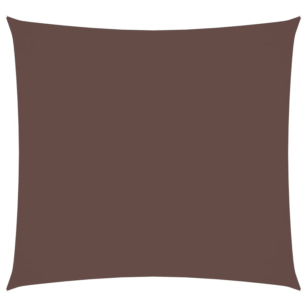 Vidaxl zonnescherm vierkant 2,5x2,5m oxford stof bruin