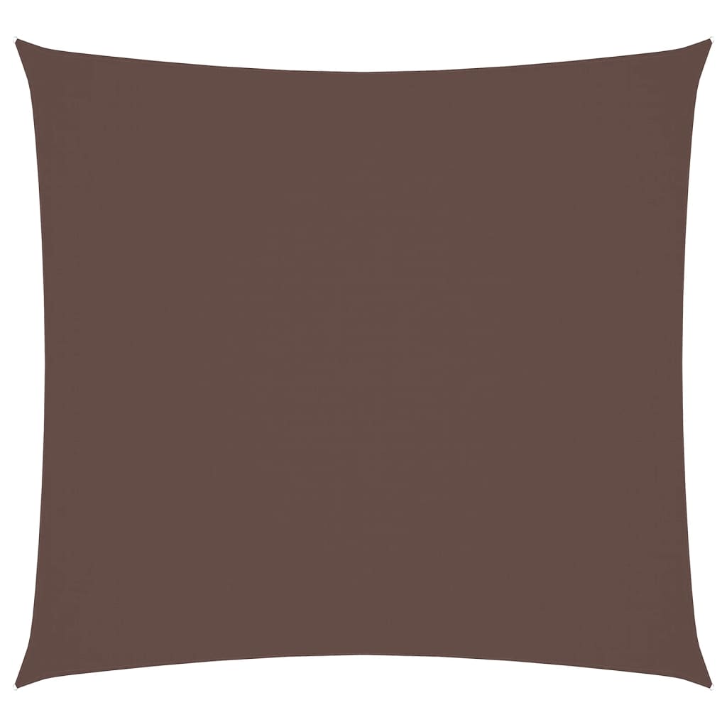 Vidaxl zonnescherm vierkant 3,6x3,6m oxford stof bruin