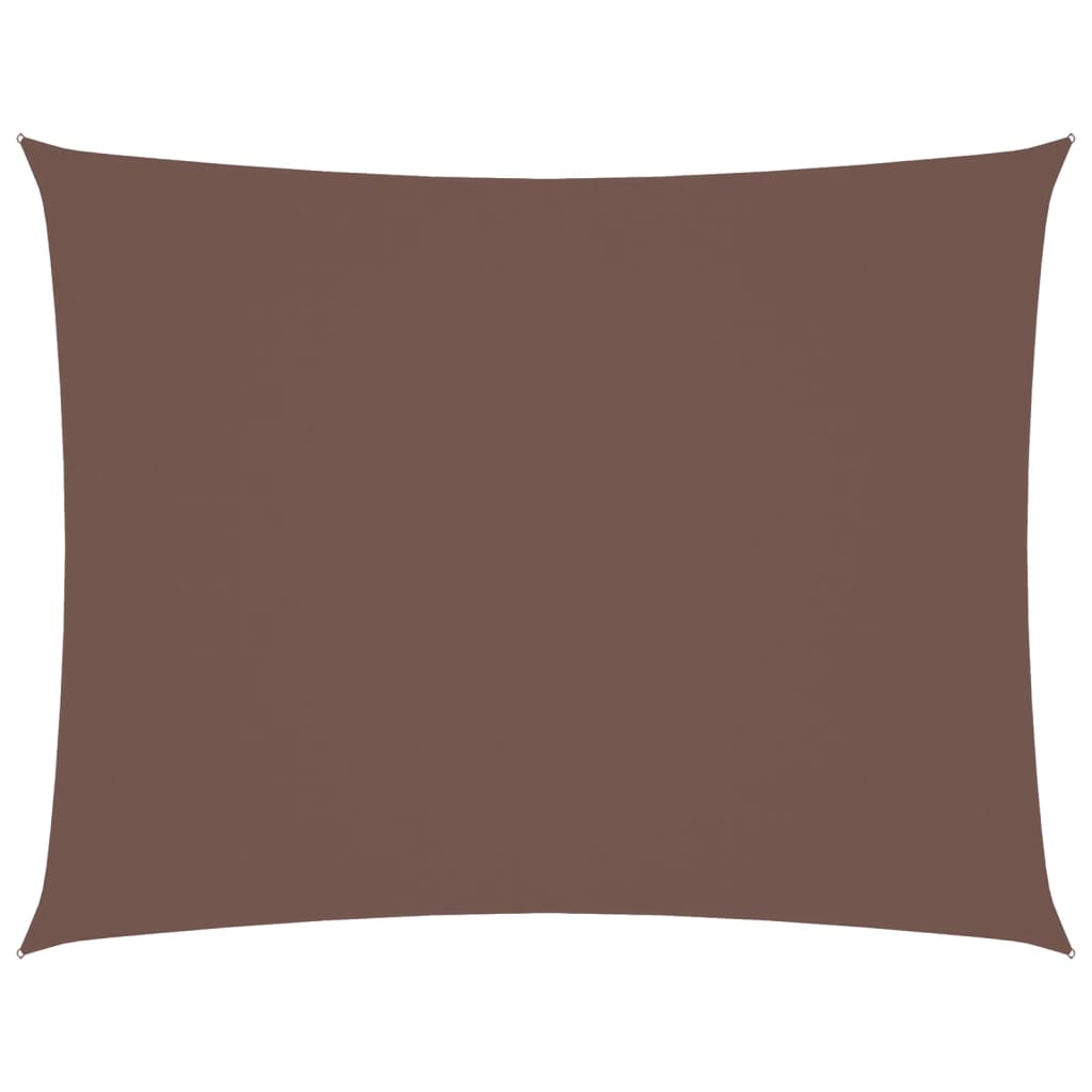 Vidaxl zonnescherm rechthoekig 2,5x3,5m oxford stof bruin