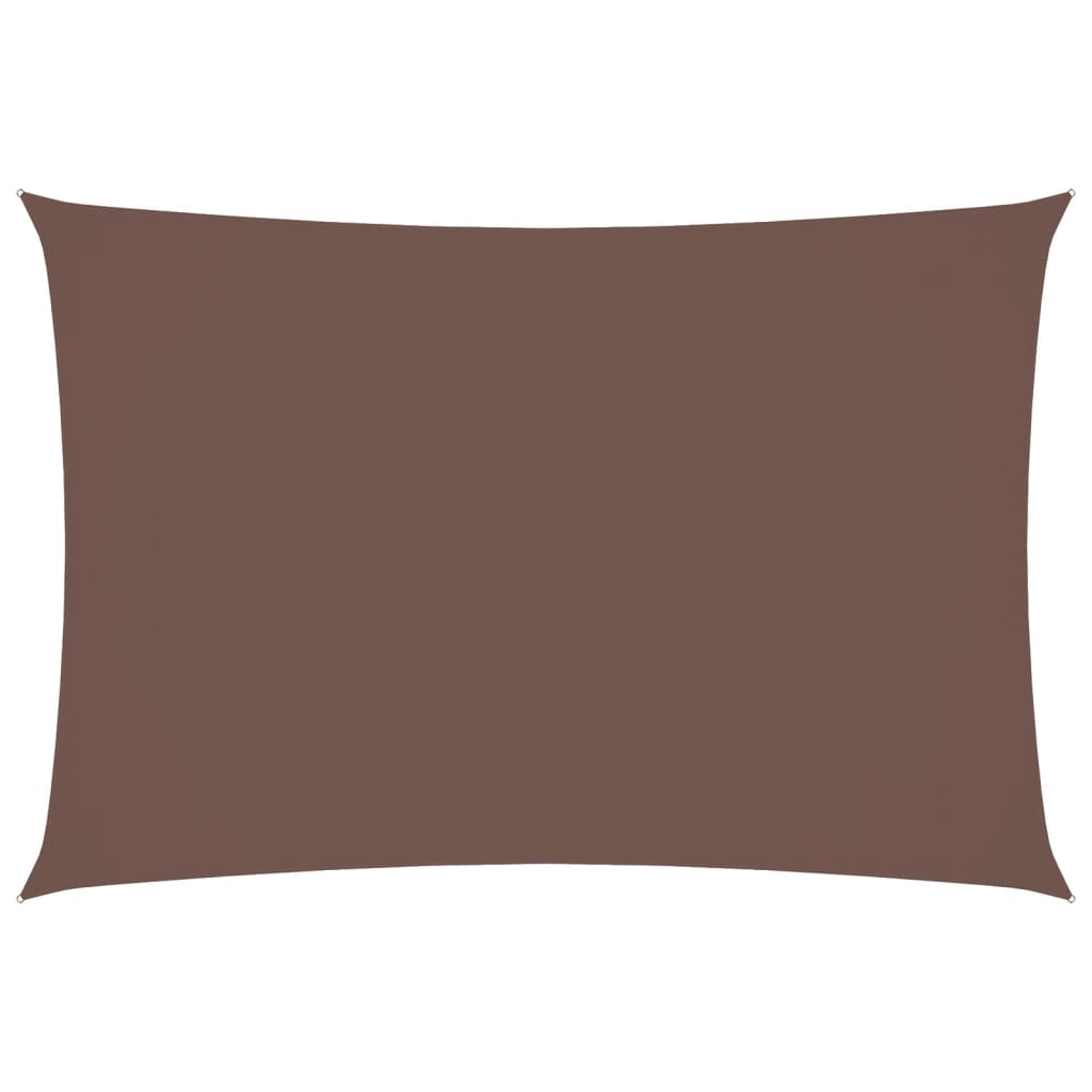 Vidaxl zonnescherm rechthoekig 2,5x4,5m oxford stof bruin